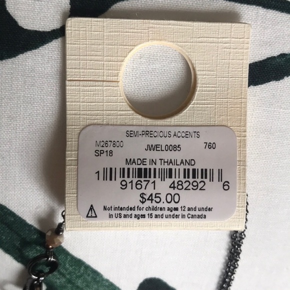 Lucky Brand Druzy Drop Necklace - Picture 7 of 7